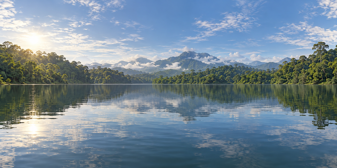 Interpretasi pemandangan permainan Lubuk Kampung